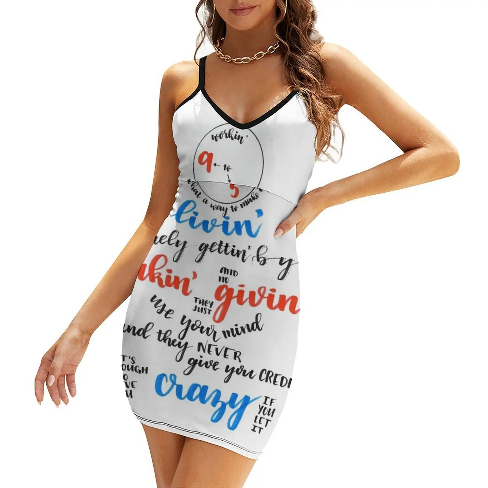 

9 to 5 Sling Dress dress women elegant luxury women's summer dress 2025 women's evening 2025 Woman clothing