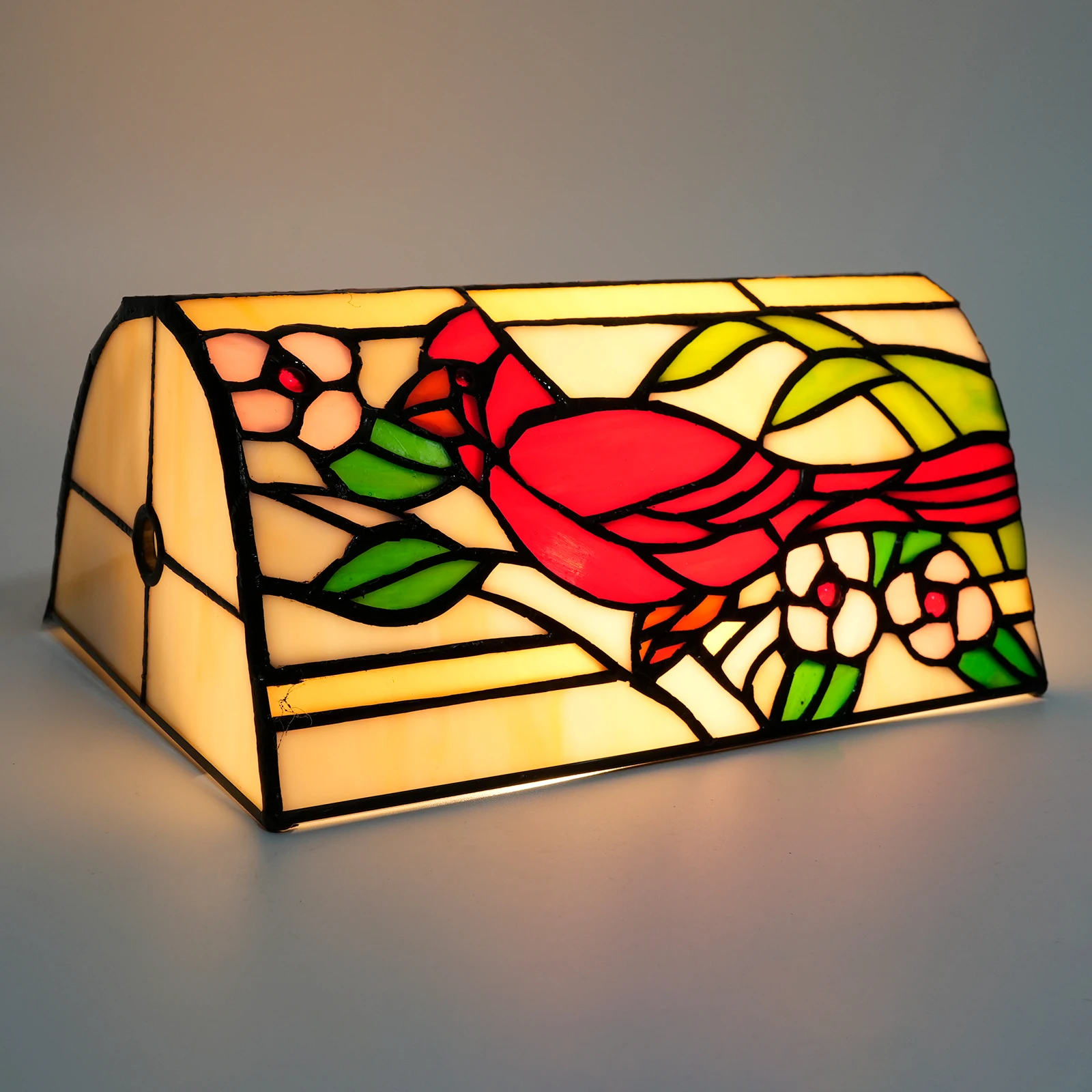 1pc Vintage Bankers Lampshade Replacement Glass/Stained glass Desk Lamp Shade For Office Bedside Table Light Fixture Use