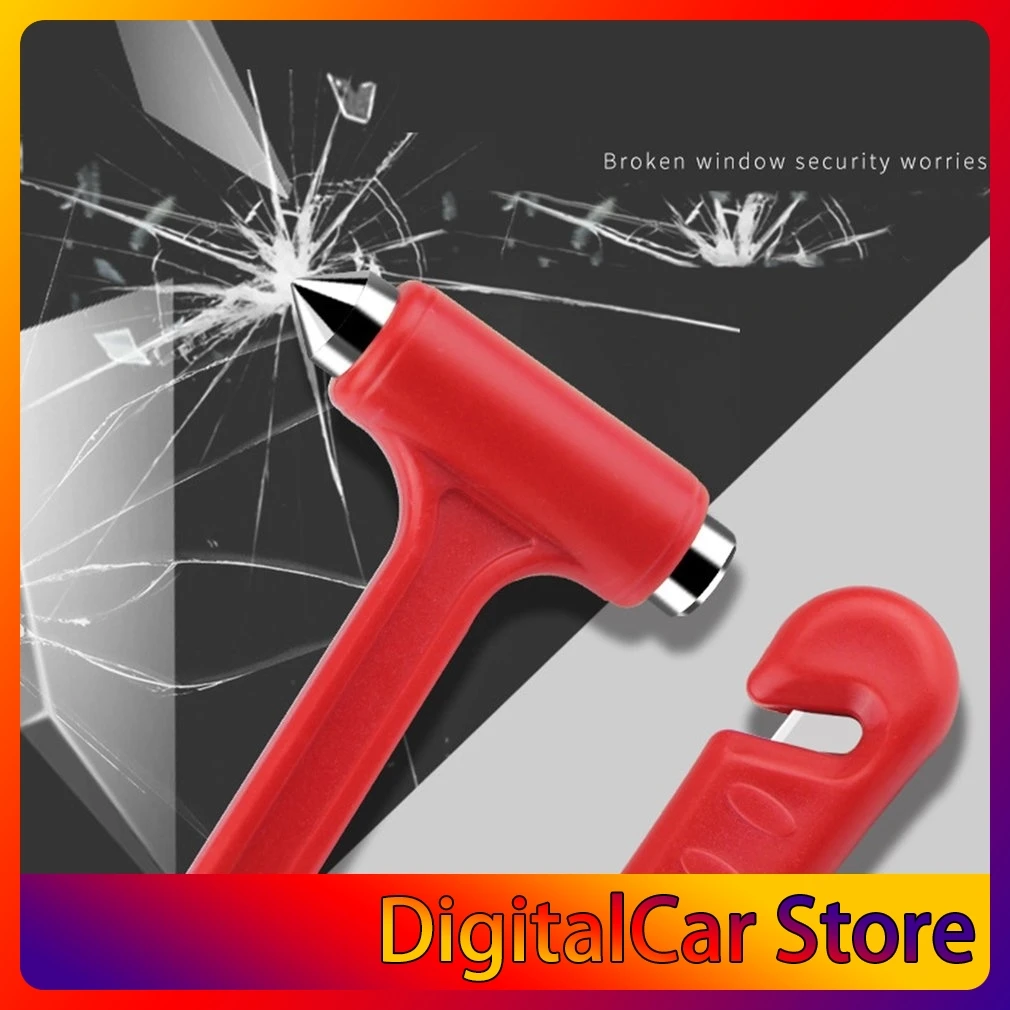 

Safety Hammer With Small Knife For Rescueing Camping Tool Crack Windows Essential Accessories