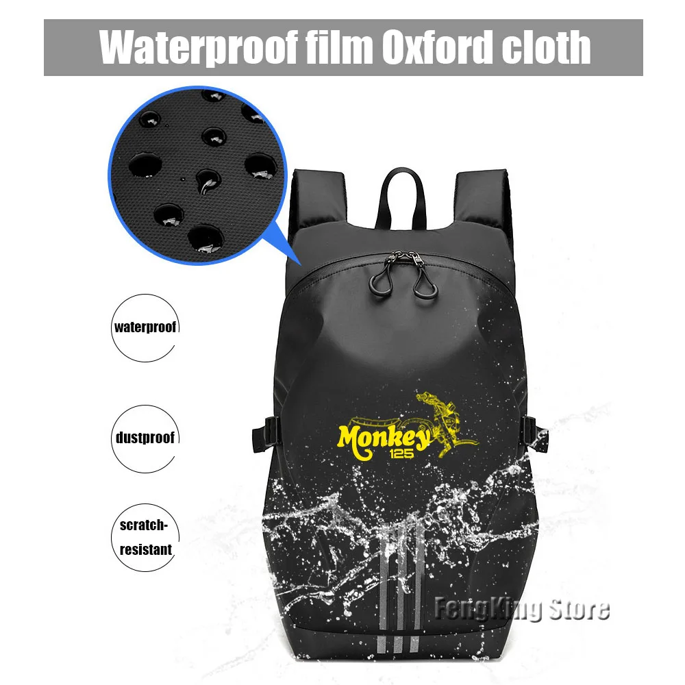 For Honda Monkey 125 z125  Knight backpack motorcycle helmet bag travel equipment waterproof and large capacity