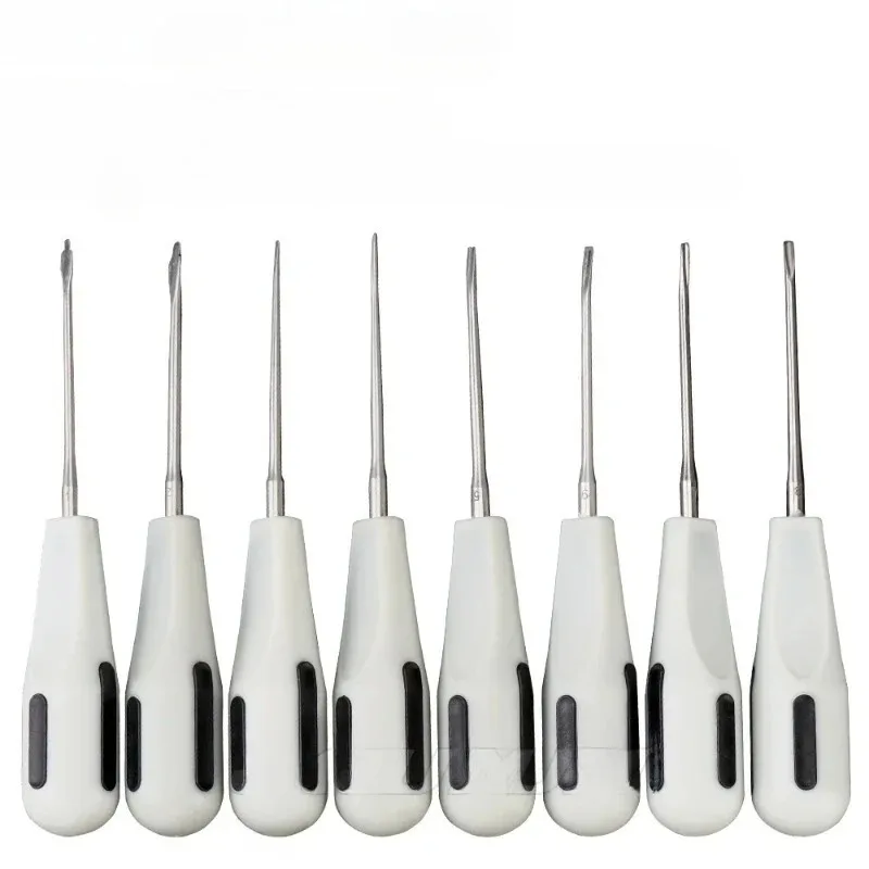 8pcs/Set Stainless Steel Lab Luxating Lift Curved Root Elevator Lab Screwdriver Tool. Best Tools s