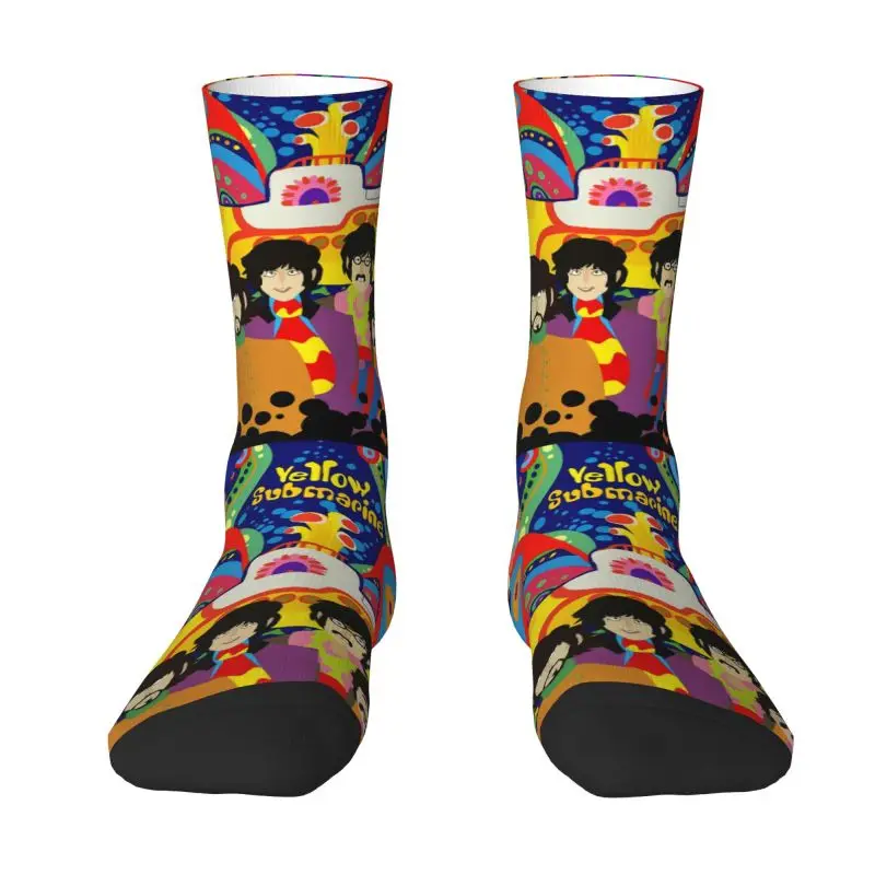 The Beatle Heavy Metal Rock Mens Crew Socks Unisex Fashion Spring Summer Autumn Winter Dress Socks