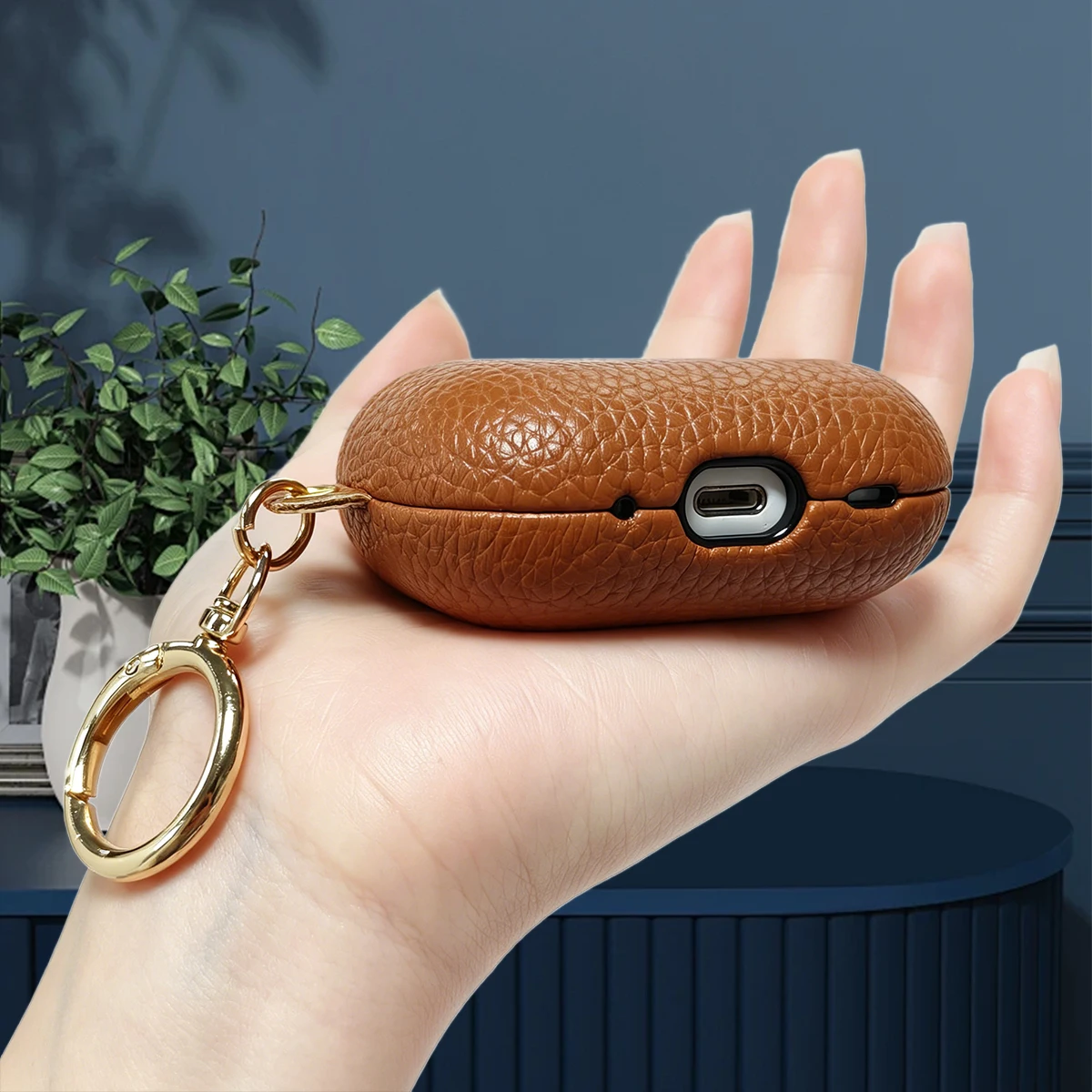 Etui na AirPods z skórki liczi – Airpod Case Cover recenzja i cena