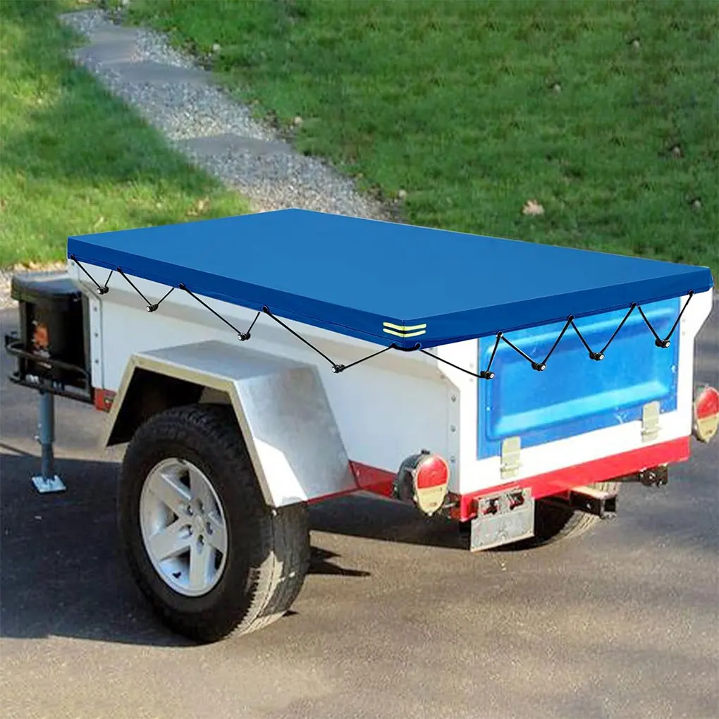 Trailer Tarpaulin Flat Tarpaulin Trailer Cover Transport Storage Easy To Carry