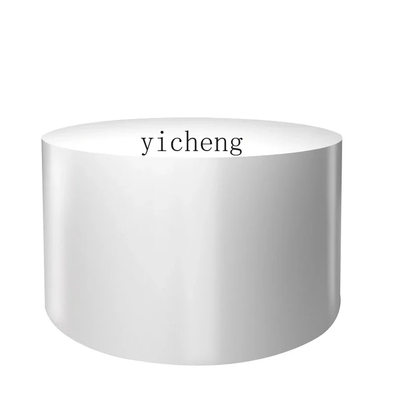 

White Riser Base Platform Floor Big Decorations Supporting a Block of Wood Or Stone Modern
