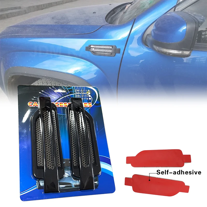 

1pair Car Leafboard Decoration, Side Vent Decoration, Shark Gill Decoration Stickers, Car Body Decoration Stickers, Car Modeling