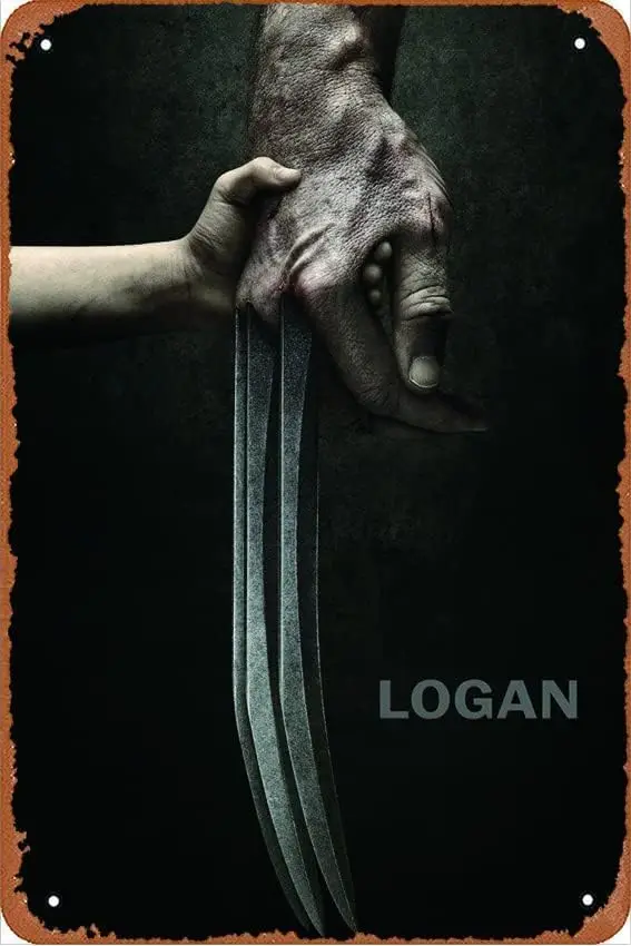 Logan (2017) Movie Plaque Poster Metal Tin Sign 8