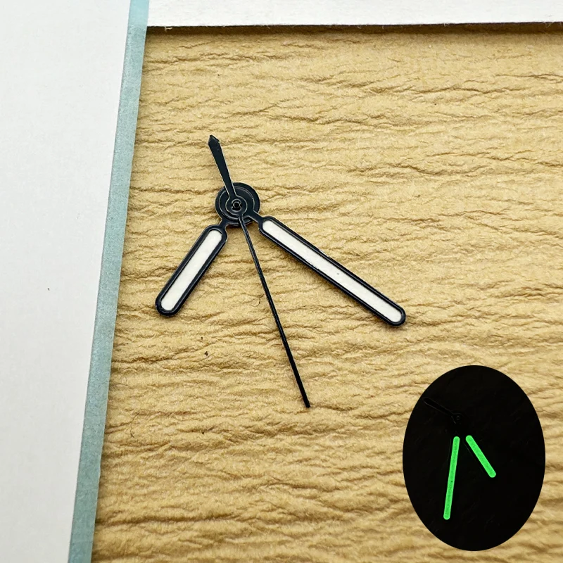 Nautilus polshorlogewijzers C3 Groene lichtgevende wijzers Past op NH35 NH36 4R35 4R36 7S Bewegingen Duikhorloge Retrofit Pointer Kit