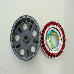 3KW 5KW 24V 48V 60V 72V Range Extender Generator, Stator, Rotor, Pure Copper, 27-pole coil