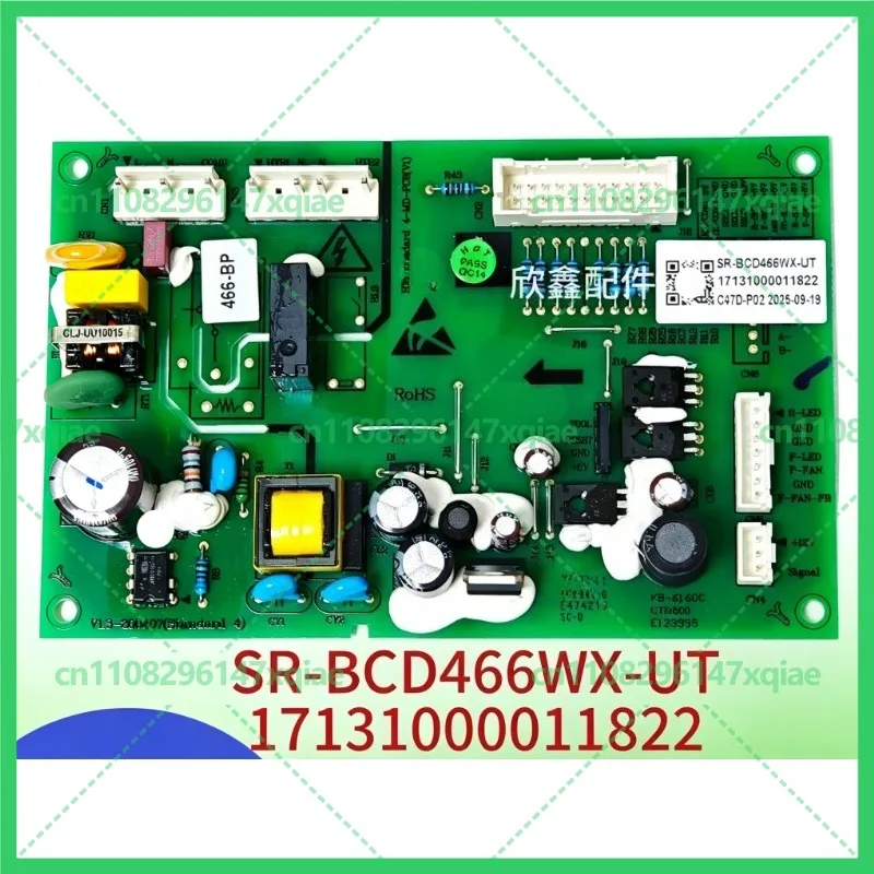 For Midea Refrigerator Freezer Main Control Board SR-BCD466WX-UT 17131000011822 PCB Replacement Parts