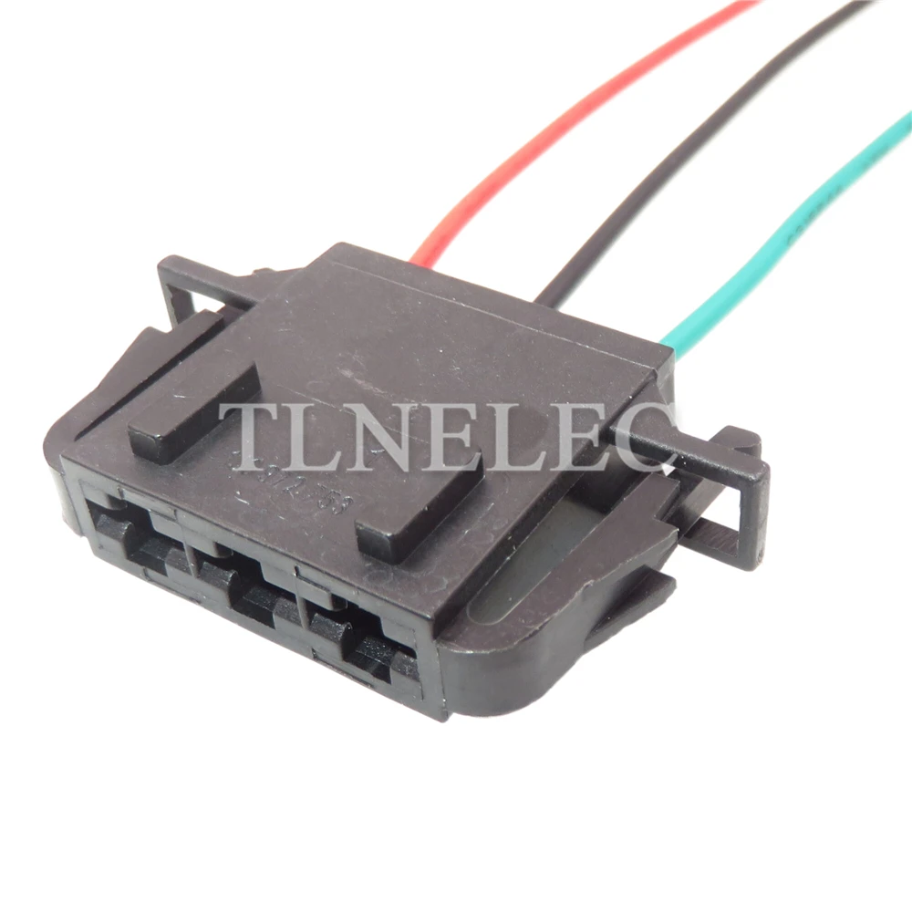 3 Pin Way Car Large Current Wiring Cable Connector with Wires Auto Blower Resistance Electrical Sockets For VW Audi 1J0972753