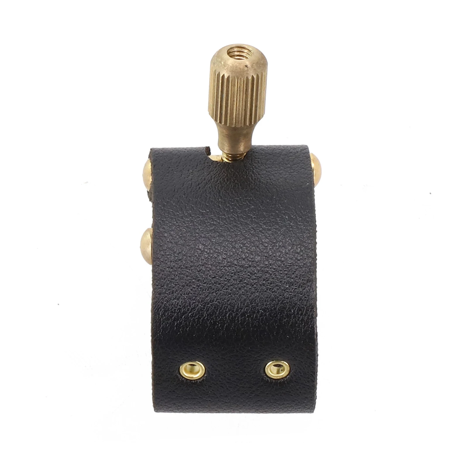 Alto Sax Mouthpiece Ligature Saxophone Mouthpiece Leather Fastener Clip Ligatures For Alto Sax Accessories Metal Bakelite Flute