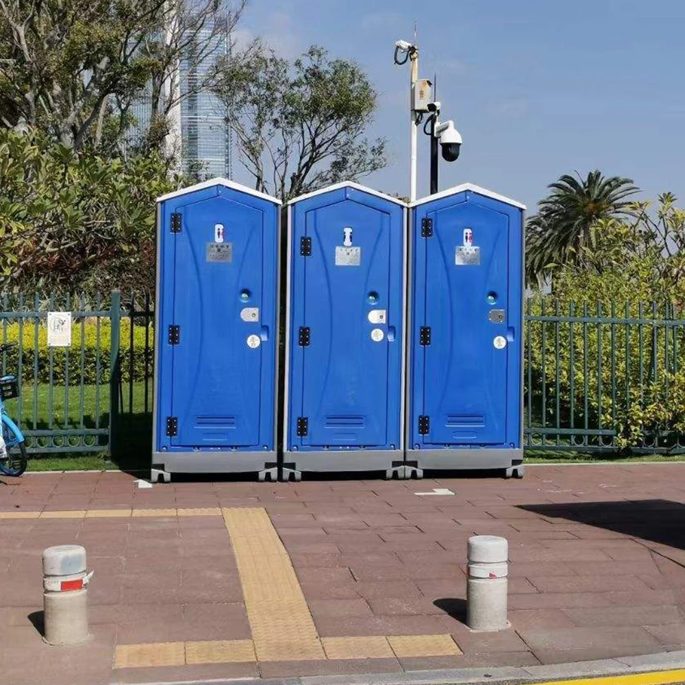 Mobile Prefabricated Portable Composting HDPE Modern Flush Seat Toilet with Eco-Friendly Features for Parks and Construction Use