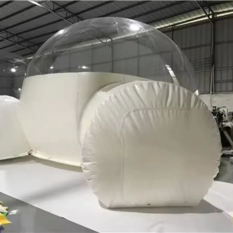 Inflatable transparent house tents for outdoor activities in amusement parks