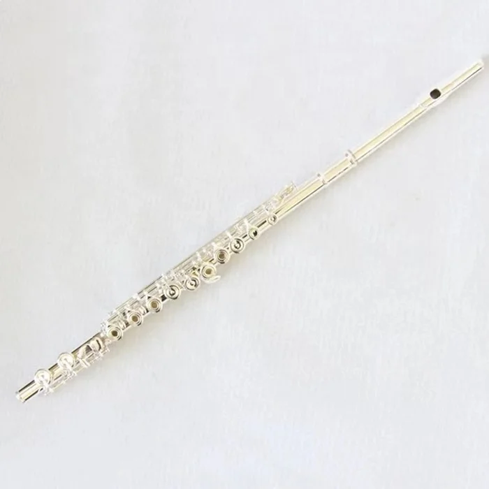 

Good quality Flute Chinese 16 open hole flute music instrument Silver Plated standard flute