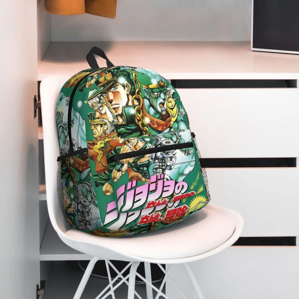 

Студенческий рюкзак JoJo's Bizarre Adventure, школьная сумка, походный дорожный рюкзак для мальчиков и девочек, модная сумка для книг, сумки на плечо