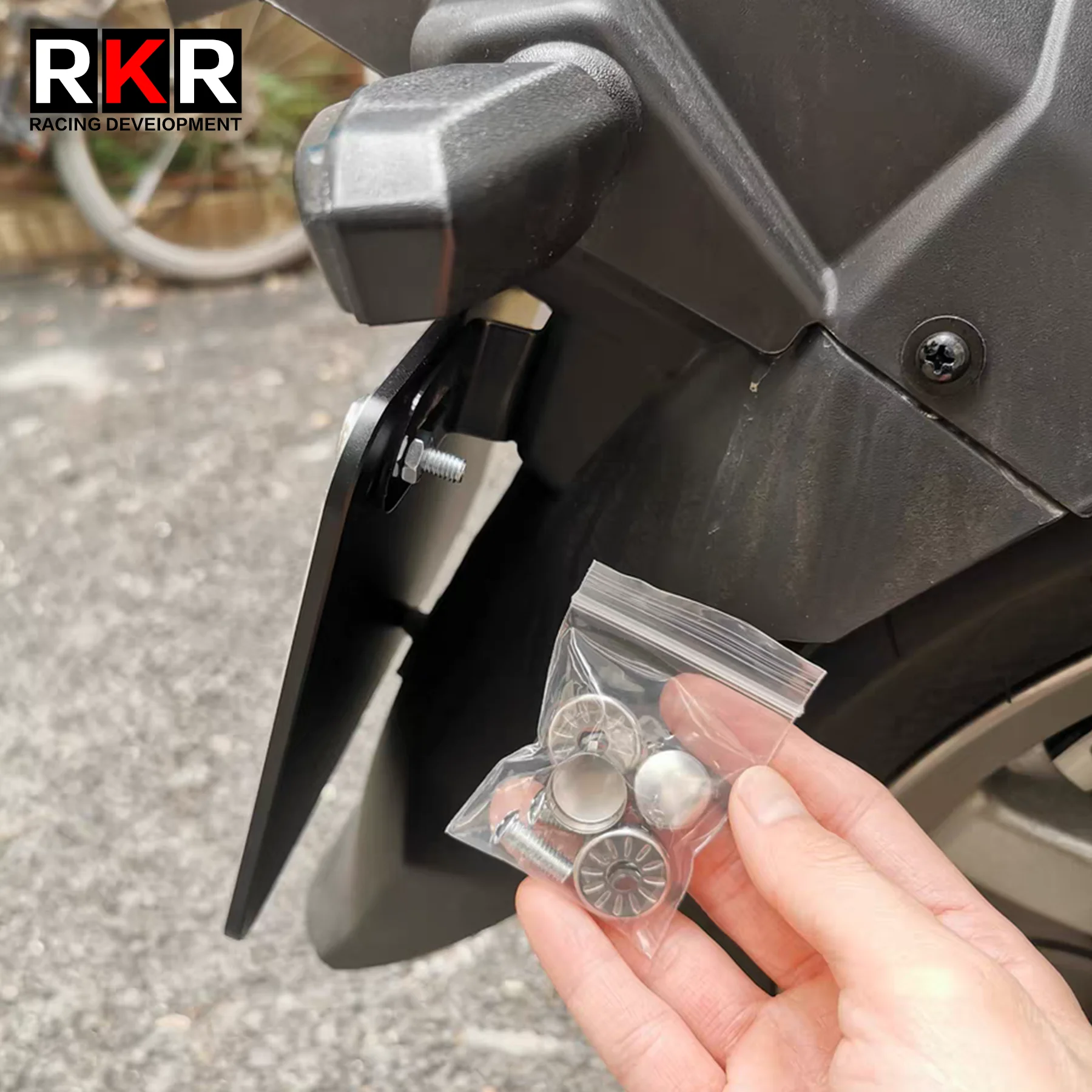 For Kawasaki Zontes Benda Suzuki Honda Motorcycle Universal License Plate Mount Frame Rear Number Frame Bracket CNC Accessories - Image 5