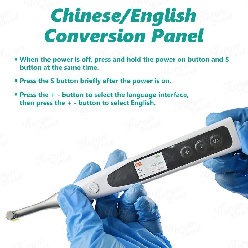 Wireless  2In1Digital Color Screen  Rotary Endo Motor Contra Angle  Endodontic Equipment and Apex Locator