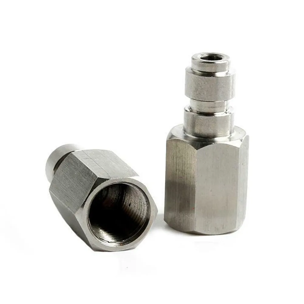 8mm Quick Connect Male 1/8 BSPP Quick Disconnect Coupler Pulg Adapter 5,000 Psi External Thread Quick Connector