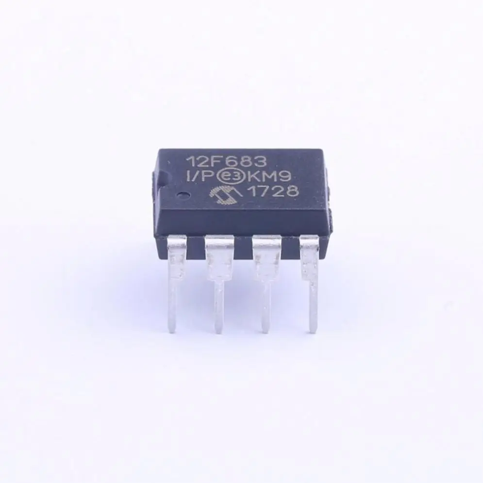 MCU 8-bit PIC12 PIC RISC 3.5KB Flash 5V 8-Pin PDIP Tube PIC12F683-I/P