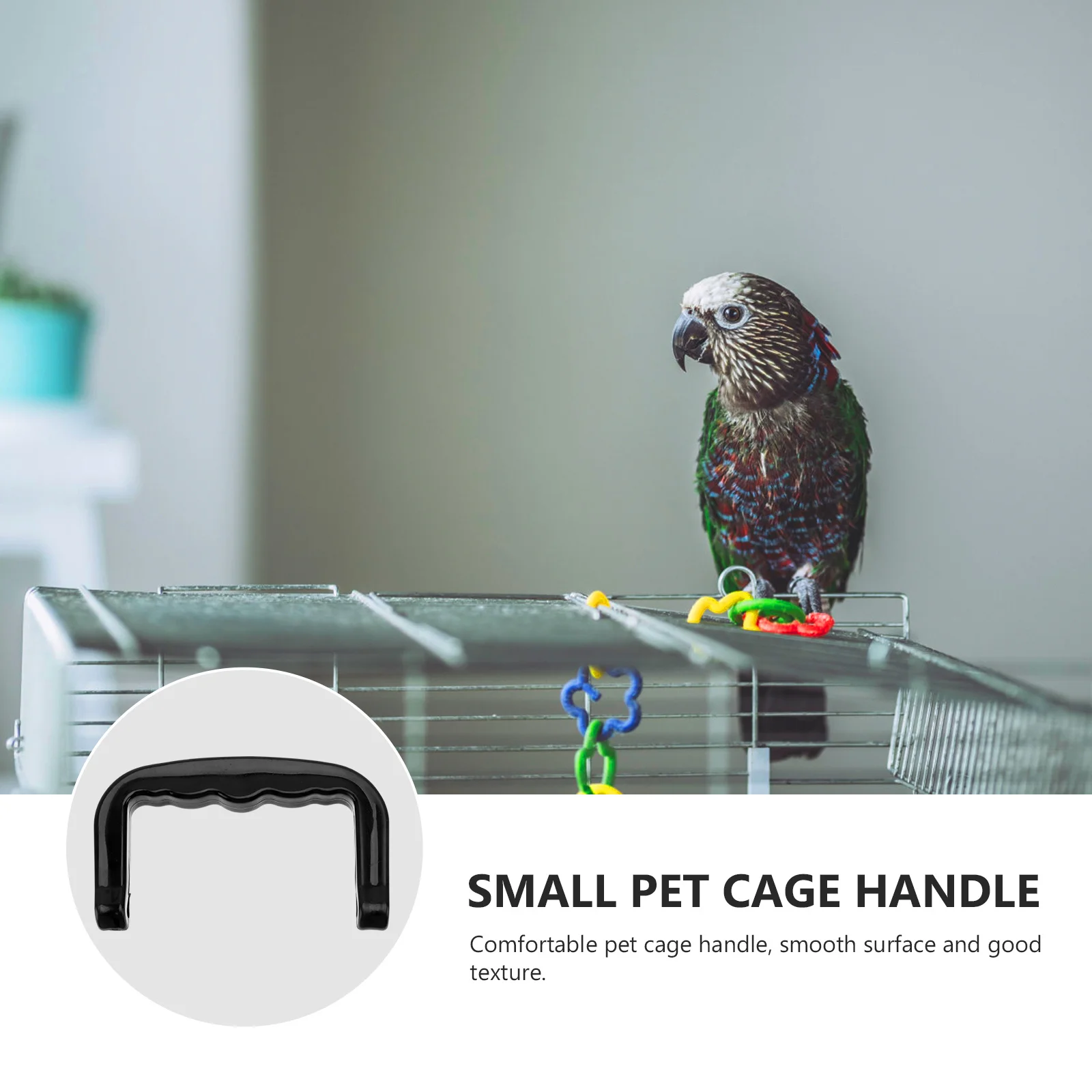 

6pcs Lifting Handle Thickened Plastic Bird Cage Handle For Pet Cage Hamster Accessories Detachable Outdoor Tool Lightweight