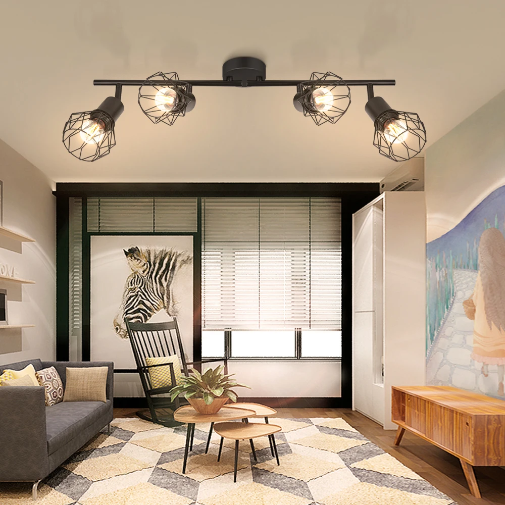 

Metal Chandelier LED Ceiling Pendant Lamp Adjustable Angle Indoor Lighting LED Ceiling Lights for Home Decor Dining Room Bedroom