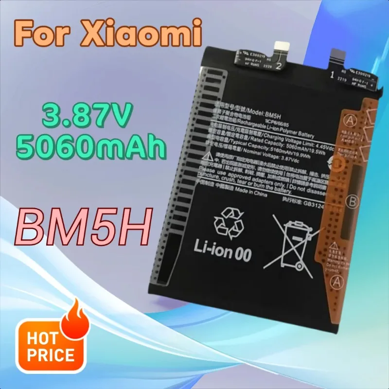 

3.87V 5060mAh BM5H Mobile Phone Battery for Xiaomi 12 Pro Dimensity Edition