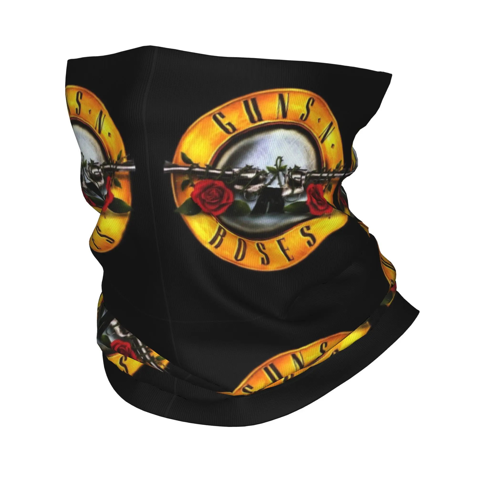 

Guns N Rose Heavy Metal Steampunk Music Bandana Neck Cover Printed Wrap Mask Scarf Warm Face Mask Running Unisex Adult Washable