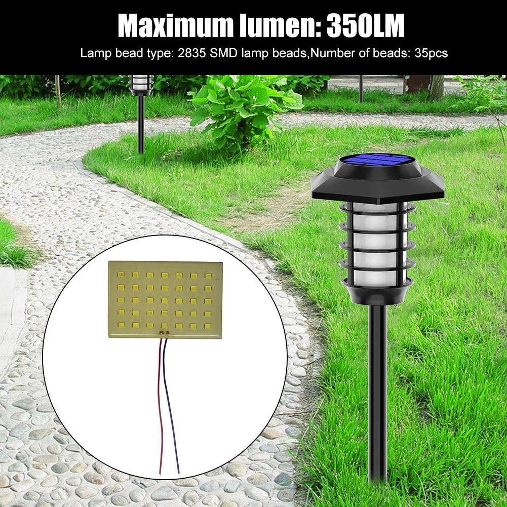 5W Solar Light Board 2835 SMD 35 LED Light Circuit Board 3.2V/3.7V Lawn Light Board for Induction Lamp Electrical Equipment