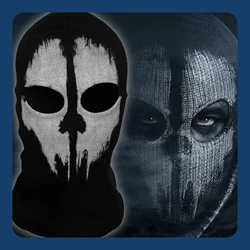 Motorcycle Helmet Unisex Cotton Ghost Skull Mask Skull Ski Headwear Scarf Hood Suitable for Outdoor Motorcycle Warmth