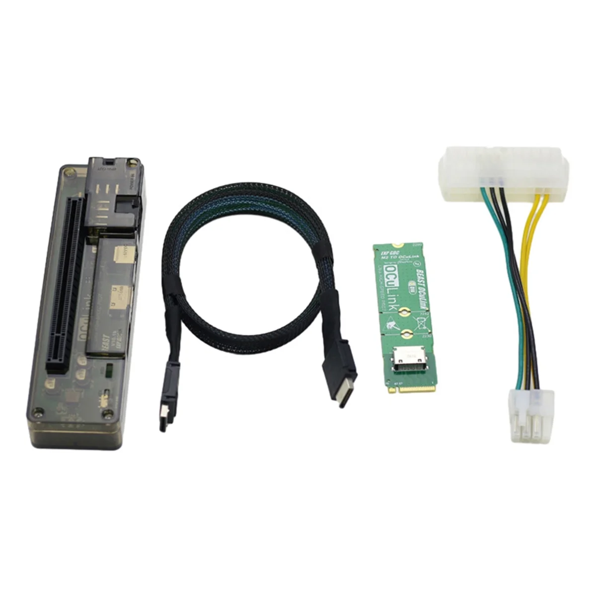 

M.2 MKEY to OCULINK Adapter High Speed GPU Dock PCIE 4.0 X4 Mini PC Notebook Laptop to External Graphic Card