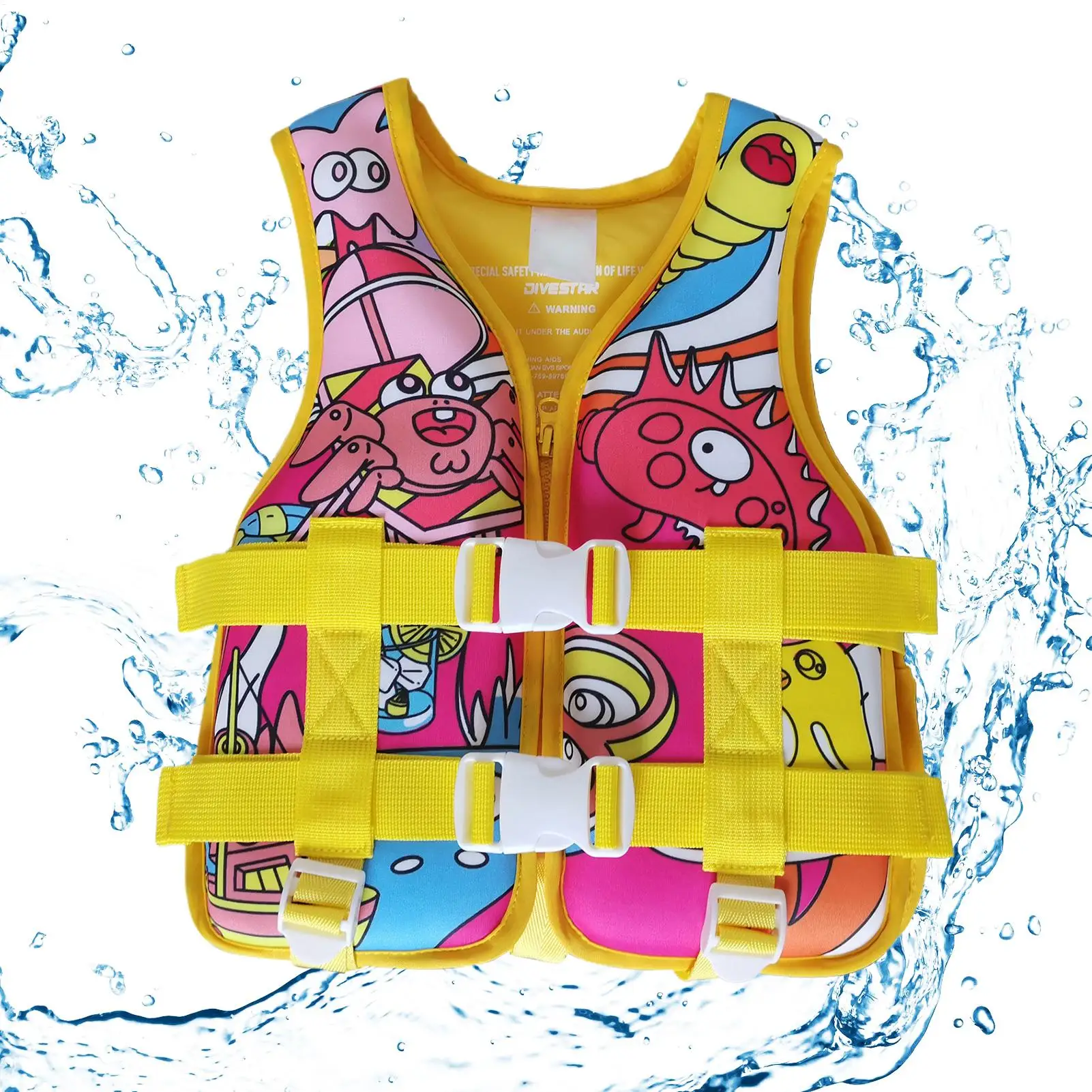 

Baby Float Vest Safety Protection Buoyancy Aid Float Vest Lightweight Adjustable Kids Water Play Toys Safety Support For Home