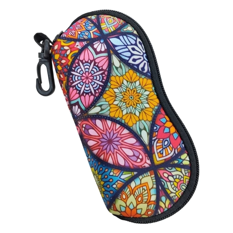 Modern Printed Eyeglasses Pouches Premium Zippers Protecting Light weight Organizers For Sunglasses Cosmetics