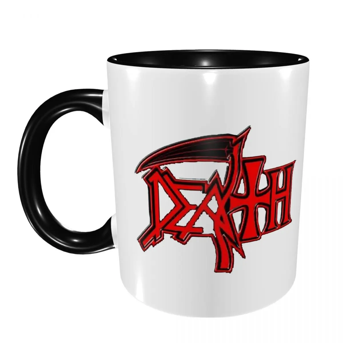 Death Metal Band Mug Funny Ceramic Coffee Cups Tea Mugs Milk Cup Drinkware Gifts for Friends