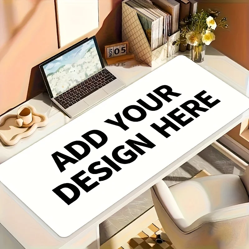 Personalized Mouse Pad for Gaming And Office Use, Featuring a Thick Rubber Base That Allows for Customization Based on Images