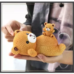 Nordic ins wind ashtray personality violence bear trend law fighting office home living room creative ornaments