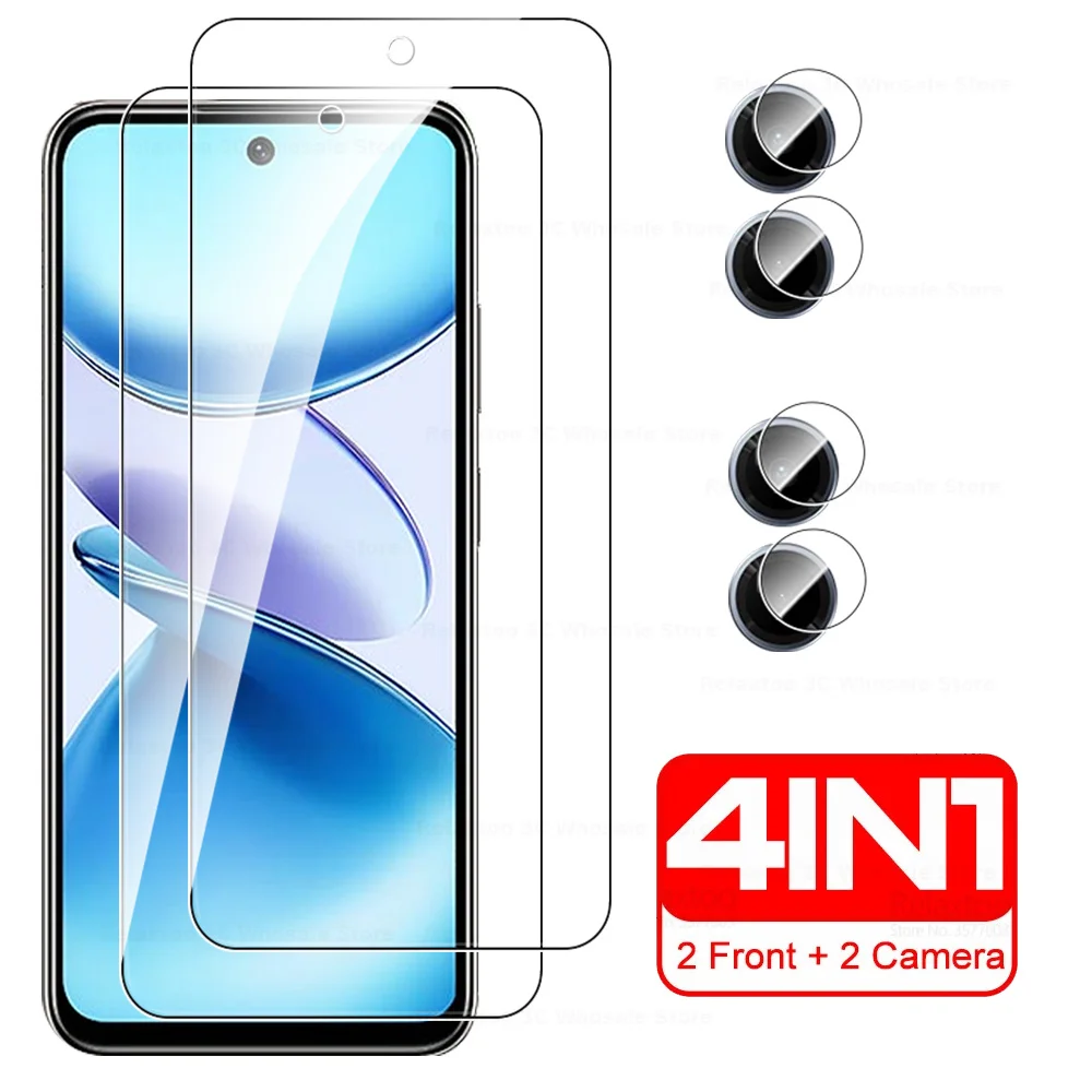 4IN1 Camera Glass For Infinix Smart 9 4G Screen Protector Protective Glass InfinixSmart 9 Smart9 6.7 inches Tempered Glass Film