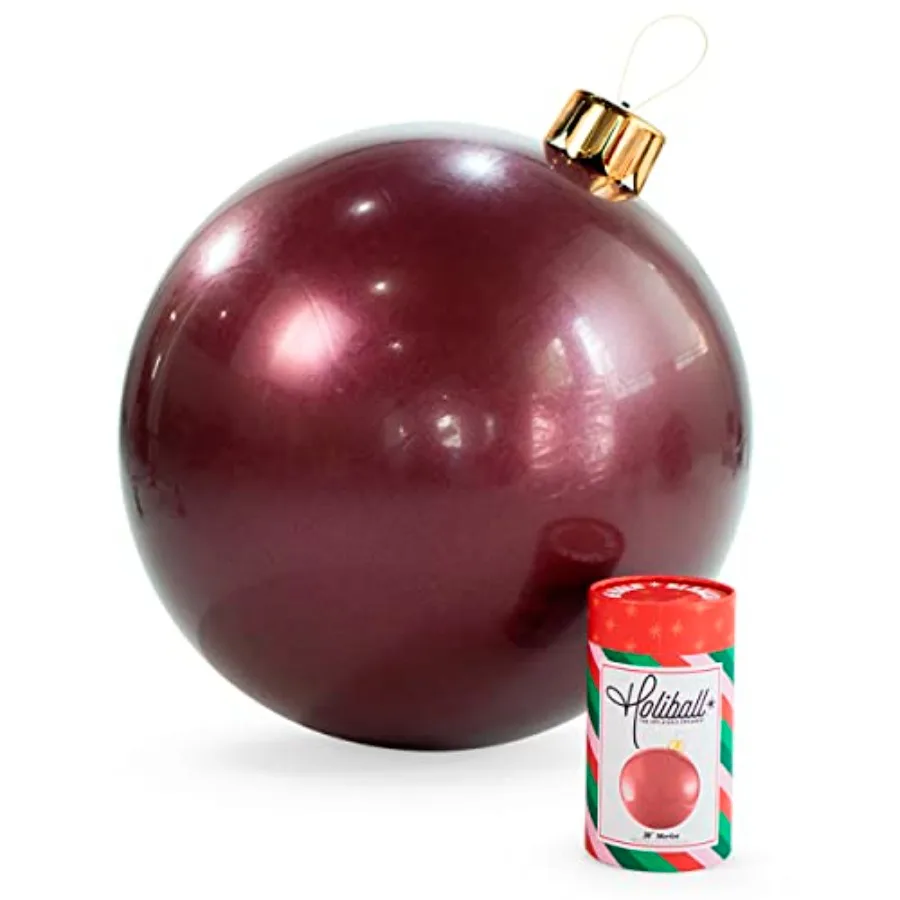 

Inflatable Holiday Ornament 30 Merlot Reusable Indoor/Outdoor Decoration for Weddings Parties Events Team Colors Stora