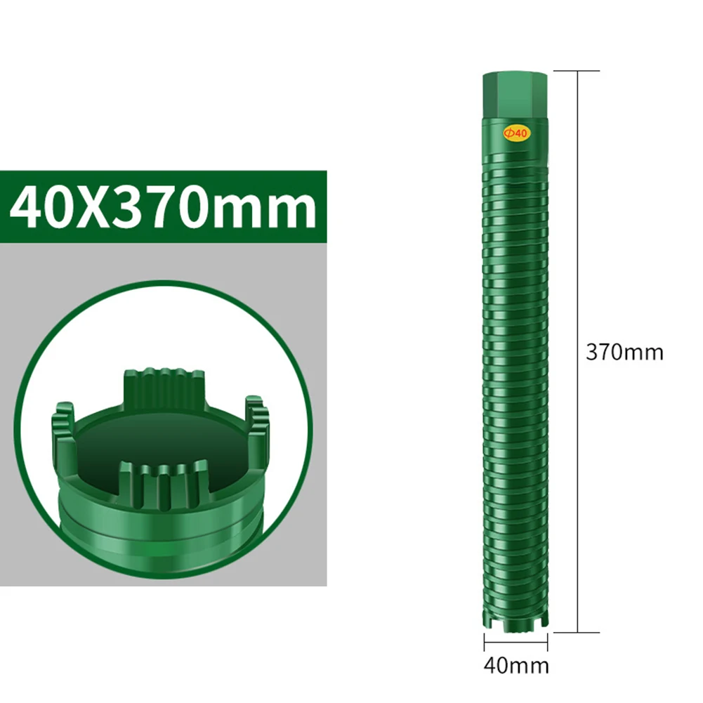 Imagem -03 - Broca de Concreto M22 370 mm M22 Seco Molhado Martelo Perfurador Parede de Perfuração Mármore Granito Tijolo Alvenaria Abridor de Furos