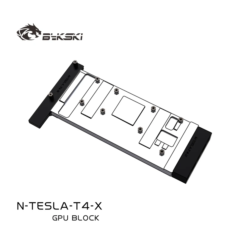 Bykski N-TESLA-T4-X GPU Block for NVIDIA TESLA T4 Video Card Water Cooling/All Metal Copper Radiator/Prevent Corrosion