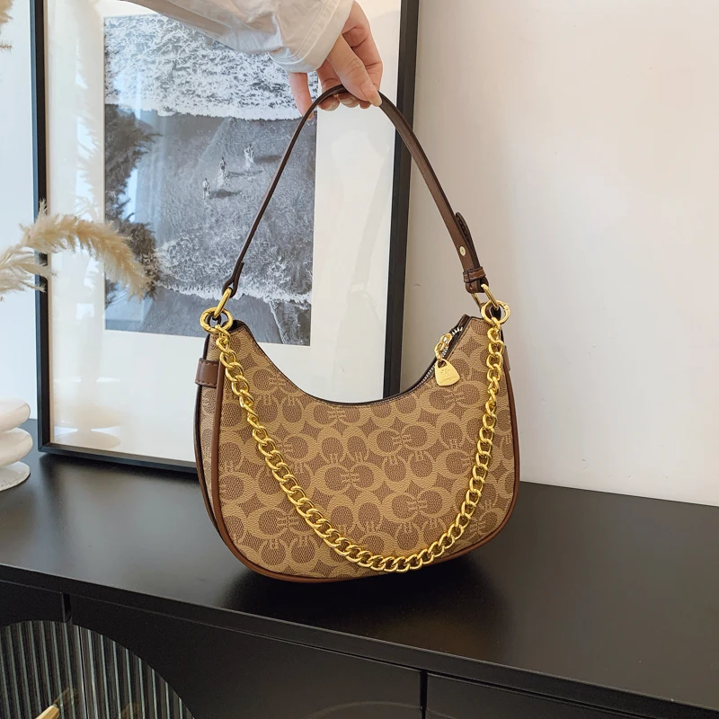 

Classic Elegant Handbags For Ladies, Leather Tote Bag By Famous Designer, Women's Shoulder Bag Luxury Brand
