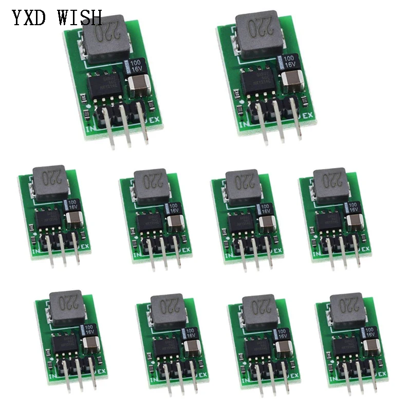 10pcs 5V/1A Voltage Regulator Replace TO-220 Lm7805 7805 5V Positive Step Down DC-DC Converter Input 5.5-32V To 5V1A Buck Module