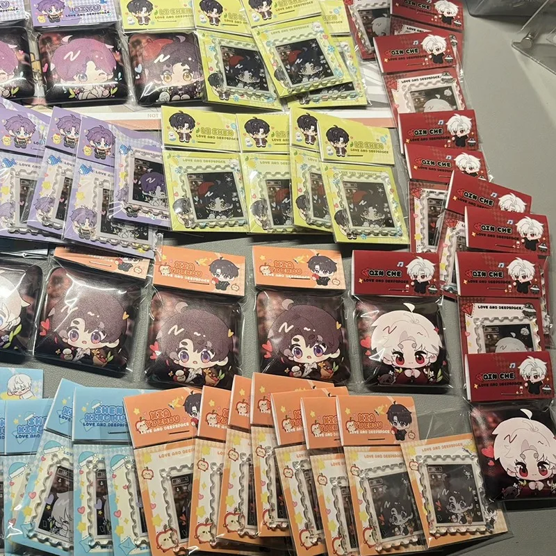 50Pcs/Set Game Love And Deepspace Xavier Zayne Rafayel ralayo Sylus Caleb Paper Card Head Packing Material With OPP Bag Gift