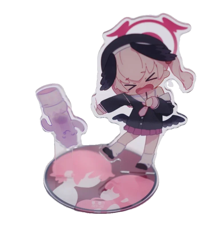 15cm อะนิเมะเกม Blue Archive ภาพเคลื่อนไหว Kawaii Lolita สาวคอสเพลย์อะคริลิค Spin Stand เดสก์ท็อปคอลเลกชันรูปของขวัญ