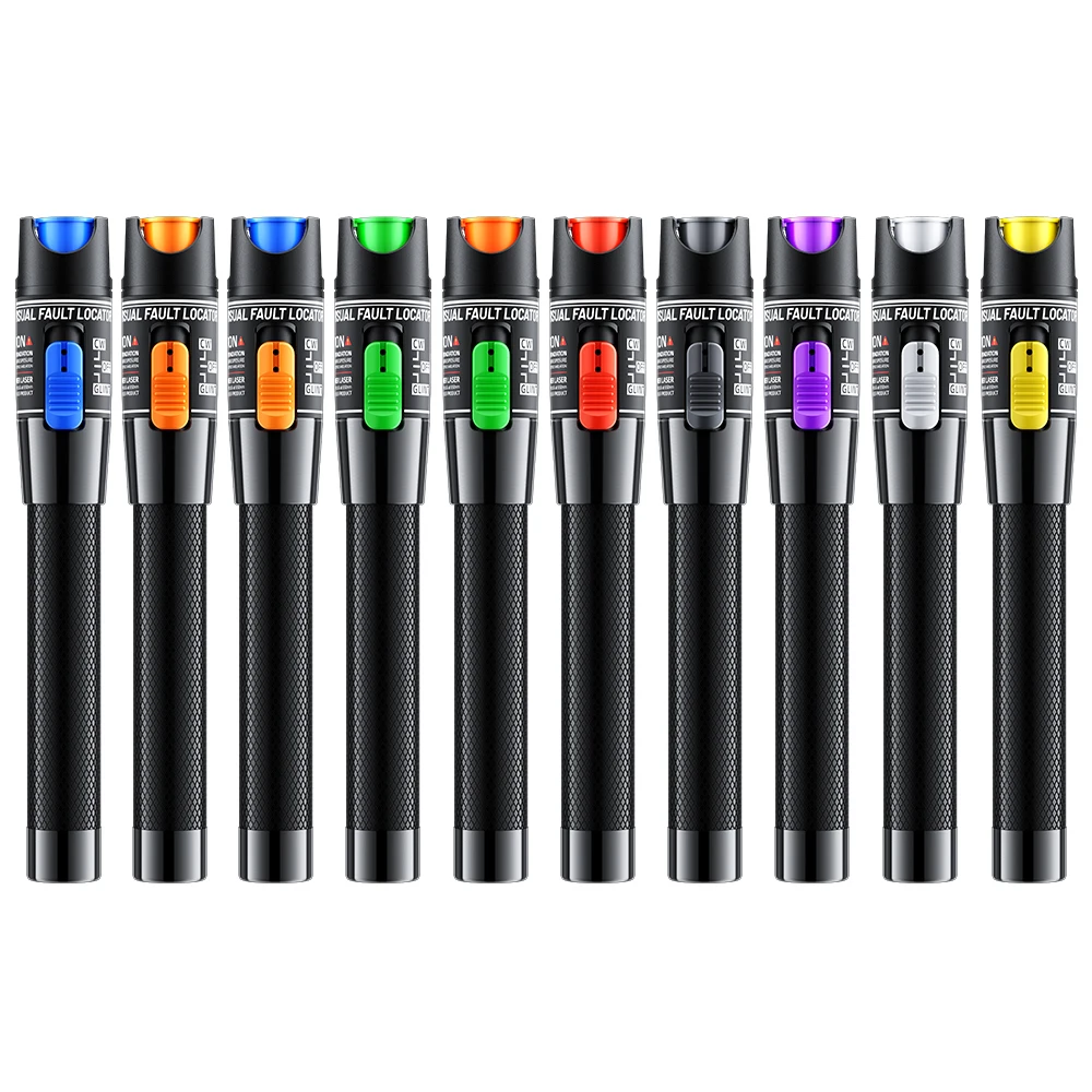 SAIVXIAN 100MW/80MW/60MW/50MW30MW/20MW/10MW/5MW Visual Fault Locator Fiber Optic Cable Tester Range VFL FC/SC/ST Optic