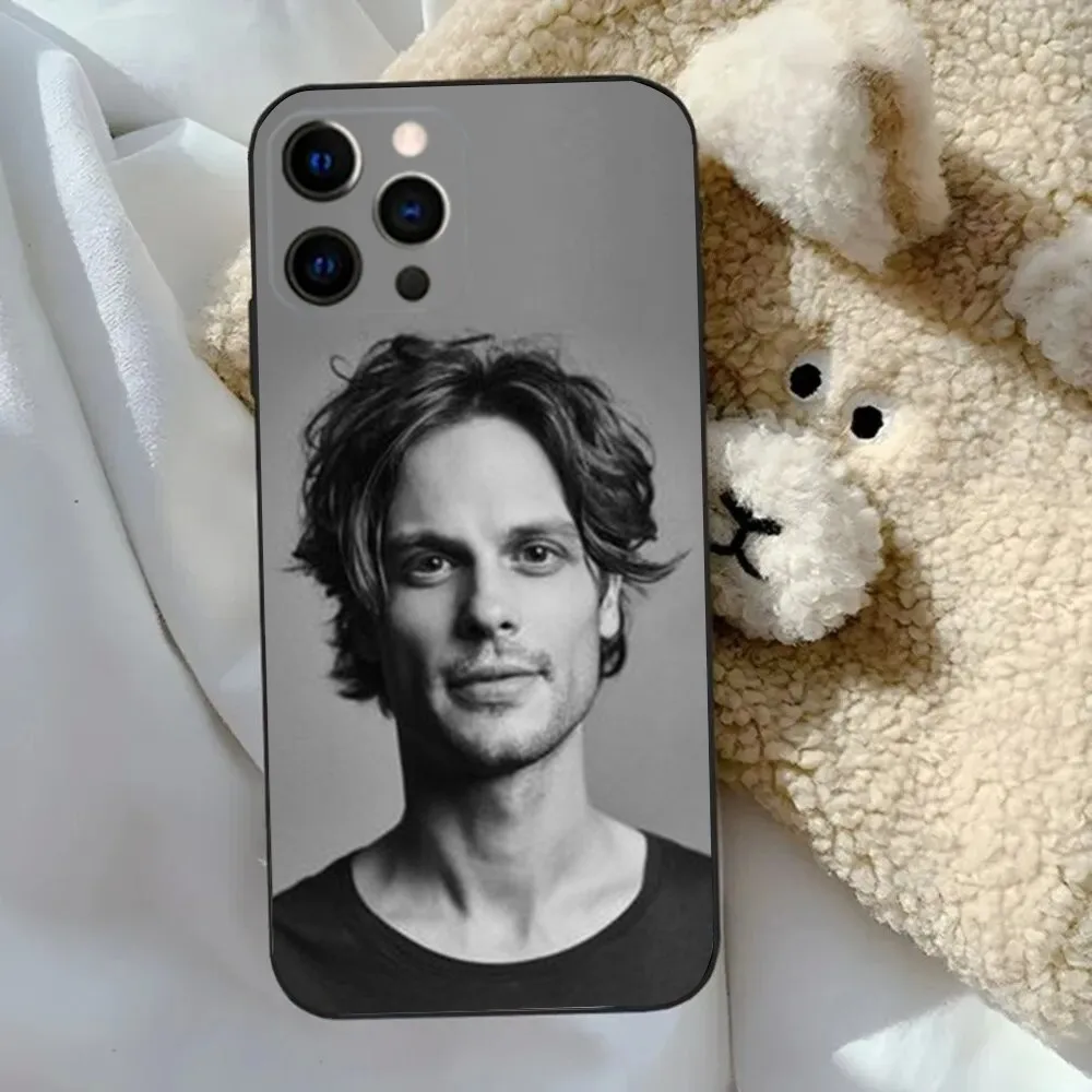 Matthew Gray Gubler Actor   Phone Case For Apple iPhone 15,14,13,12,11,Pro,X,XS,Max,XR,Plus,Mini Soft Black Cover