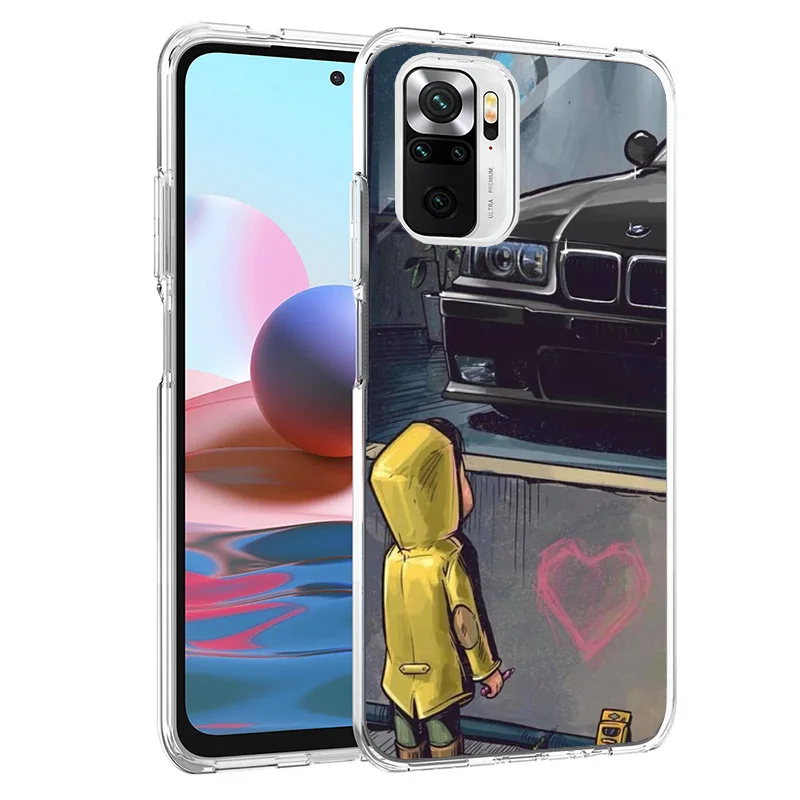 Boy See Sports Car Jdm Drift Phone Case For Xiaomi Redmi 12 12C 10 10C 10A 9 9A 9C 9T 8 8A 7 7A 6 Pro 6A K70 K60 K40 K20 S2 Prin