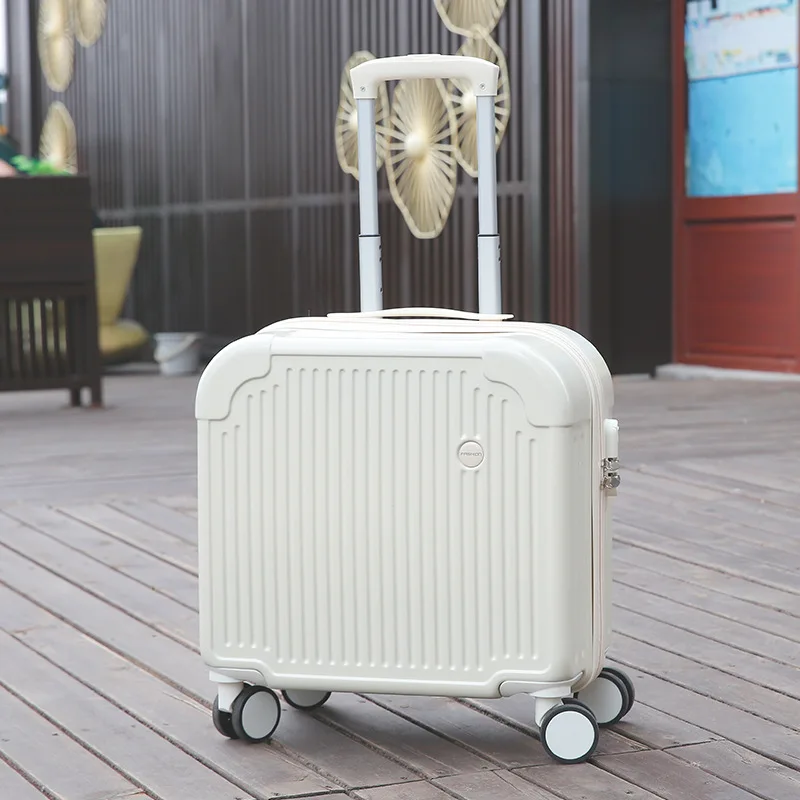 Cabin Suitcase, Small Fresh Suitcase, Female and Male Sturdy and Durable, Student Spinner Wheel Code Suitcase