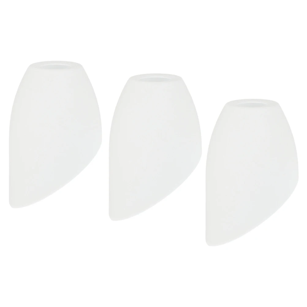 

3Pcs Horse Hoof Lampshade 35mm White Plastic Replacement Table Lamp Shades Home Decor Bedroom Living Room Study Office