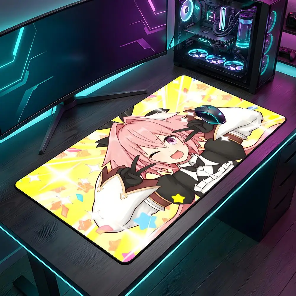 

anime a-Astolfo cool Mouse Pad Mousepad Large Gaming LockEdge Thickened Computer Keyboard Table Desk Mat